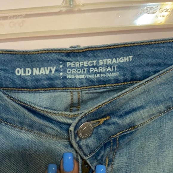 ⭐️NWT⭐️ Old Navy Perfect Straight Mid Rise - Picture 3 of 6